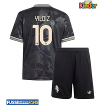 Juventus Kenan Yildiz #10 3rd trikot Kinder 2025-26 Kurzarm (+ Kurze Hosen)